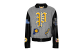 Wool & Leather Old English Varsity Jacket "Indiana Pacers" NBA 004GRY PACERS