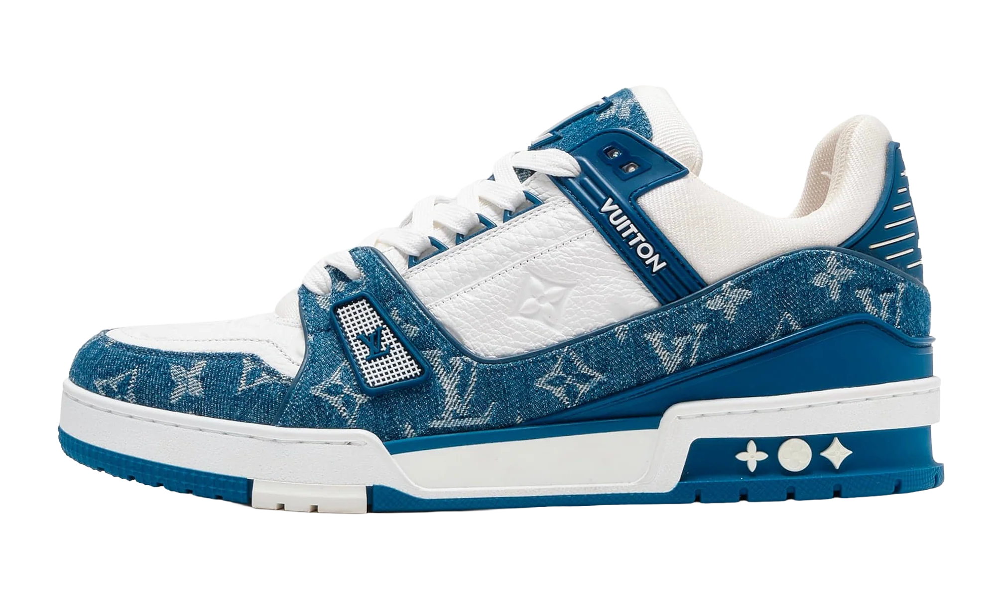 LV Trainer Low "Monogram Denim White Blue" 1A9JGU