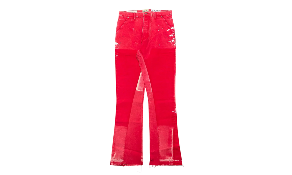 LA Flare Carpenter Pants Paint Splatter "Red Multi" GDPSLFJR