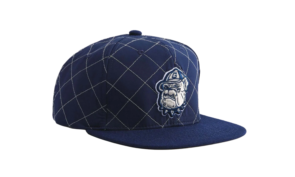 NCAA Quilted Taslan Snapback "Georgetown Hoyas - Navy" HHSS3170 GTWYYPPPNAVY