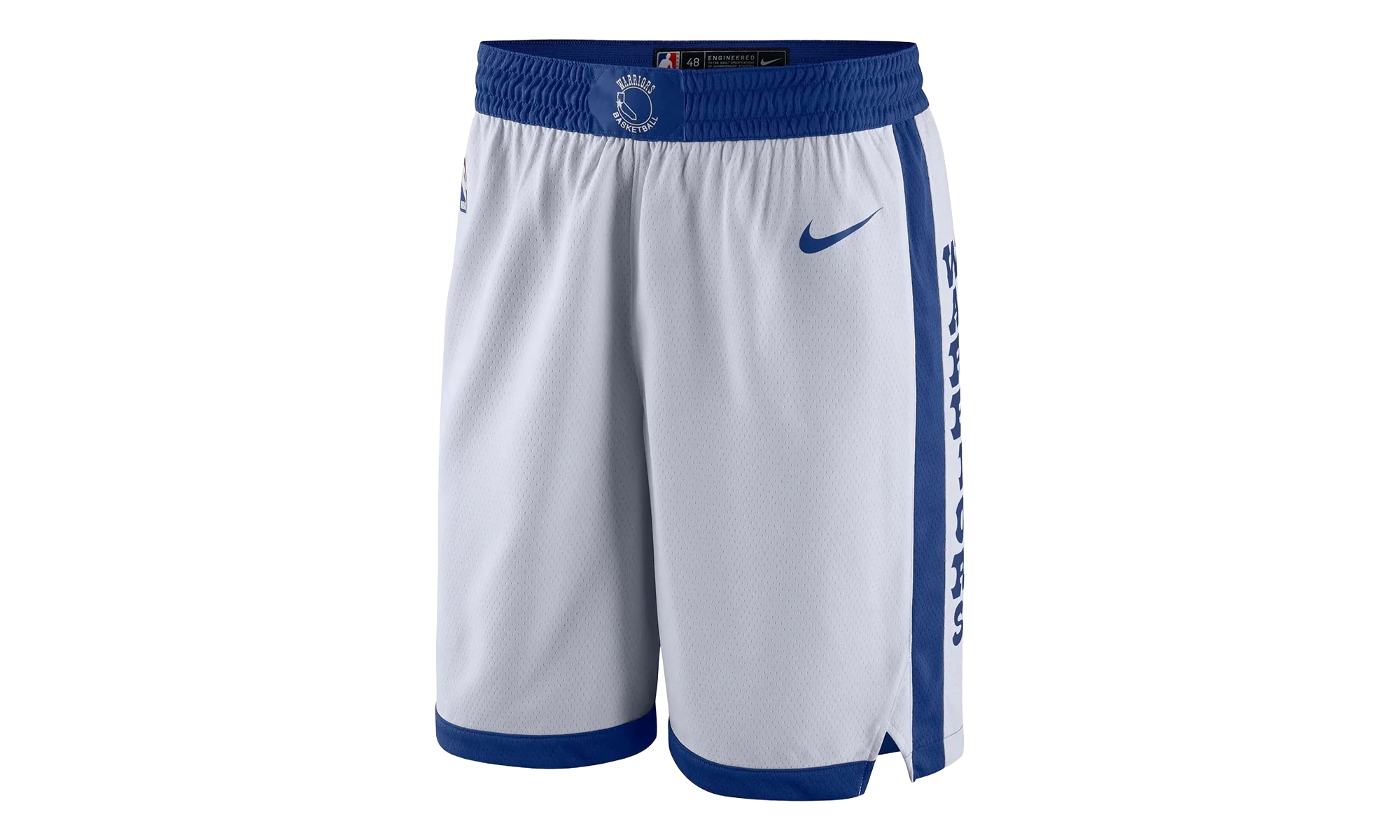 NBA Swingman Shorts GS "Golden State Warriors - White" 9Z2B7BAGF