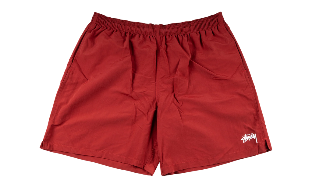 Basic Logo Water Short "Red" STUS432