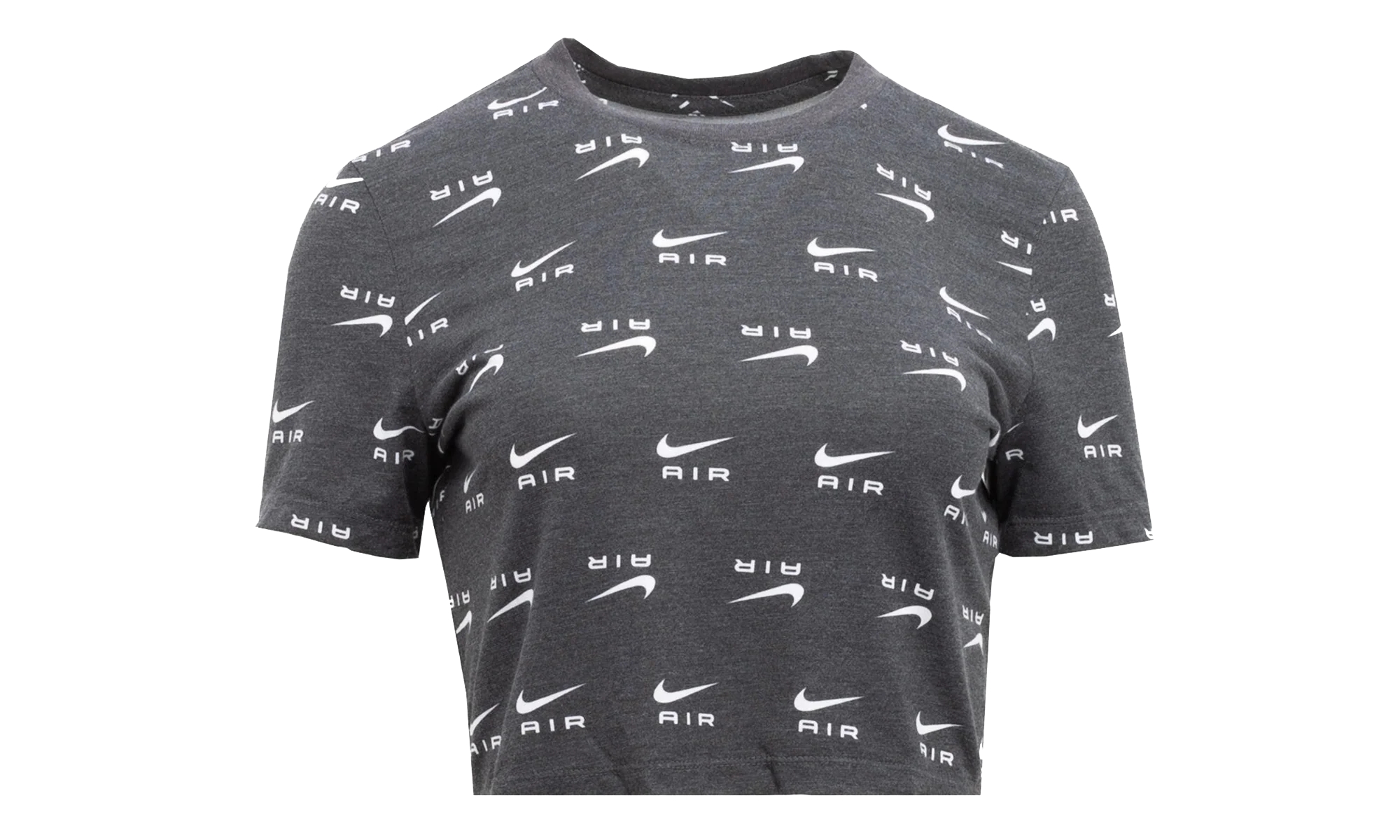 Air Slim-fit Printed Crop T-shirt WMNS "Black / White" DZ3751 010