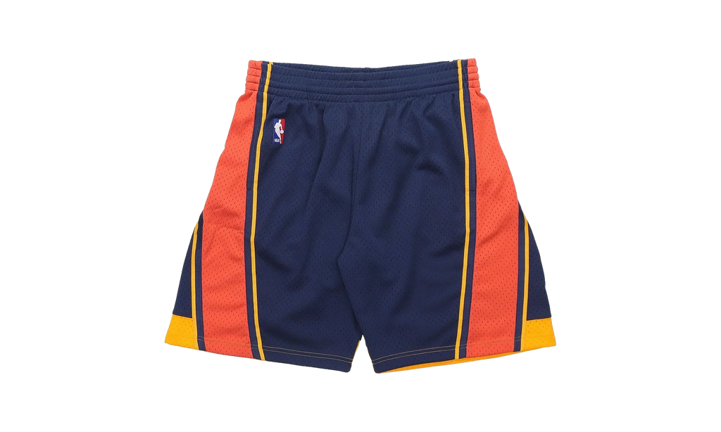 NBA Swingman Road Shorts "2009-10 Golden State Warriors - Navy" SMSHGS18232 GSWNAVY09