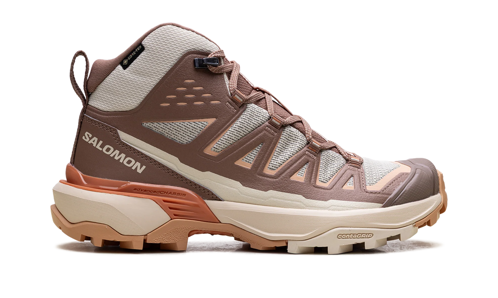 X Ultra 360 Edge Mid Gore-Tex WMNS "Shortbread / Raw Umber / Prairie Sunset" L4746270022