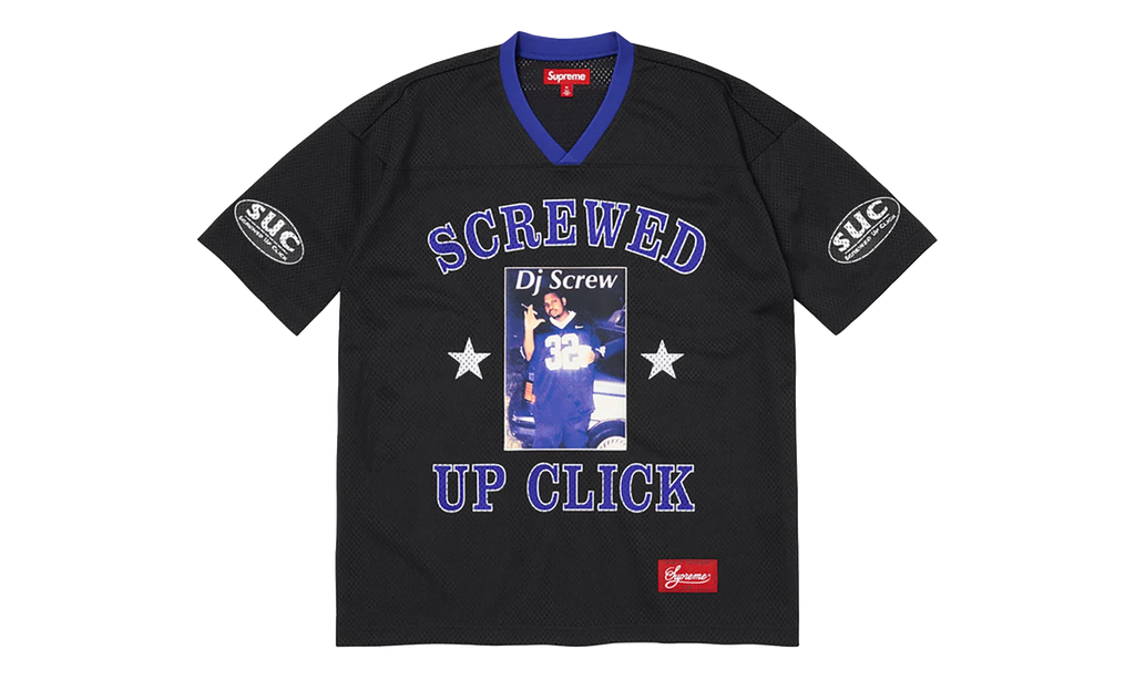 DJ Screw Football Jersey "SS26 - black" SU27360