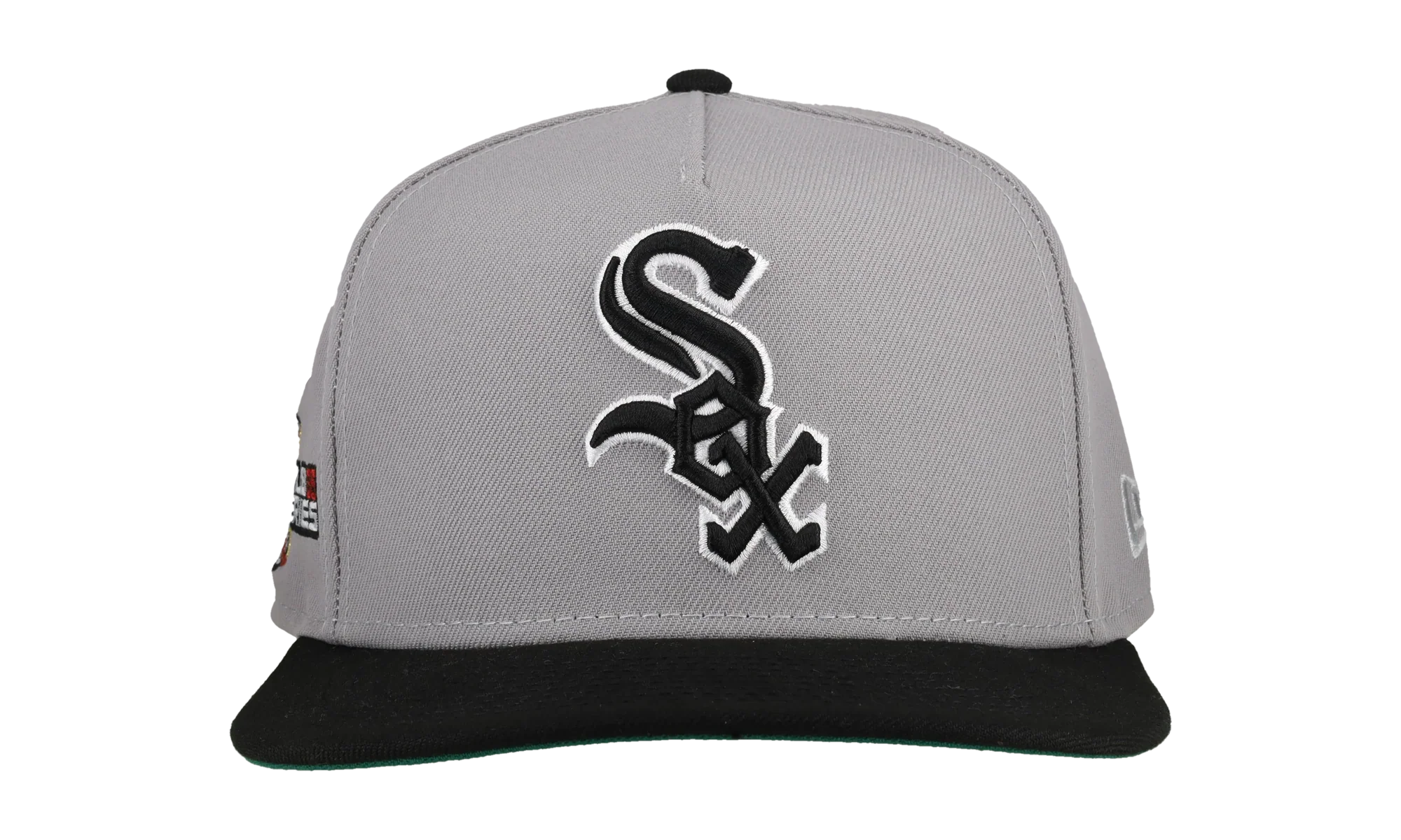 9FIFTY Chicago White Sox 2005 World Series A Frame Snapback Hat "Grey / Black" NE95
