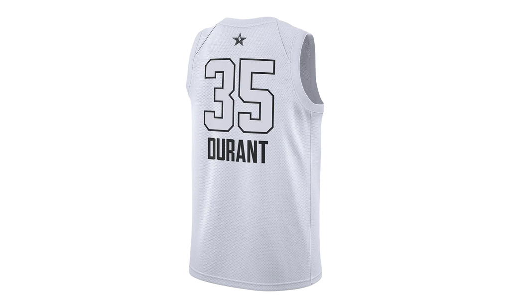 Air Jordan GS Warriors "2018 Allstar" Swingman Jersey GS "Durant - White" 9Z2B7BY4P DURANT