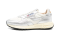 Reelwind Low Sneakers WMNS "Lamb Leather / Nylon White / Silver" WWLW AN01
