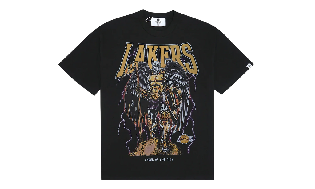Angel of The City Lakers Short Sleeve Tee "Black" 201NBABLK815M