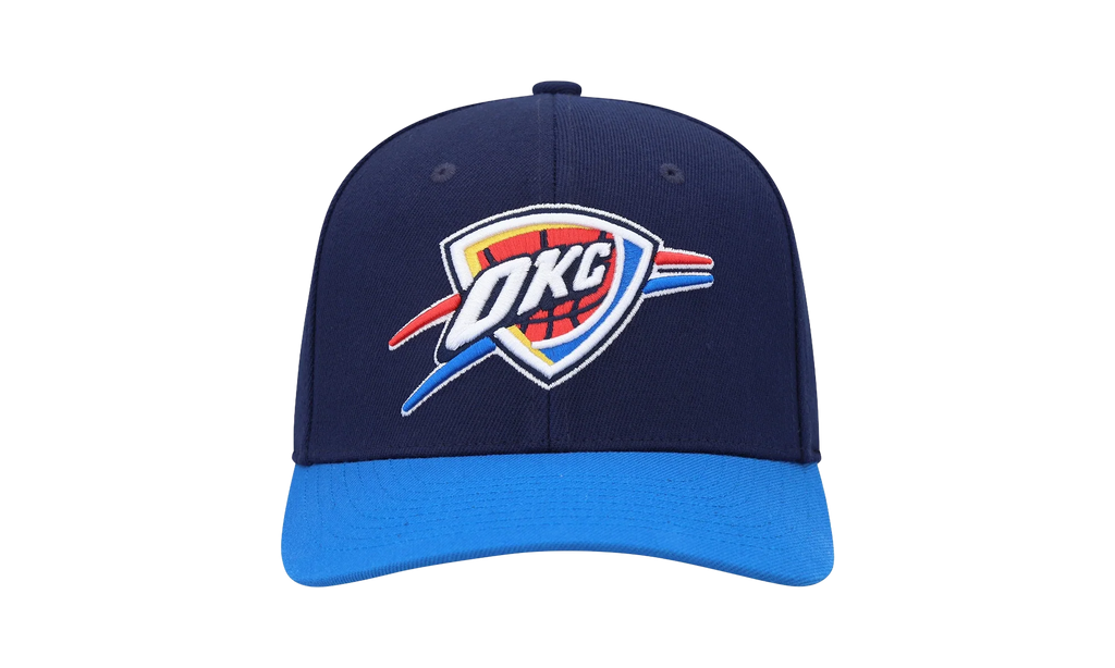 NBA Team 2 Tone 2.0 Stretch Snapback Cap "Oklahoma City Thunder - Navy / Light Blue" HHSS3265 OCTYYPPPNYLB