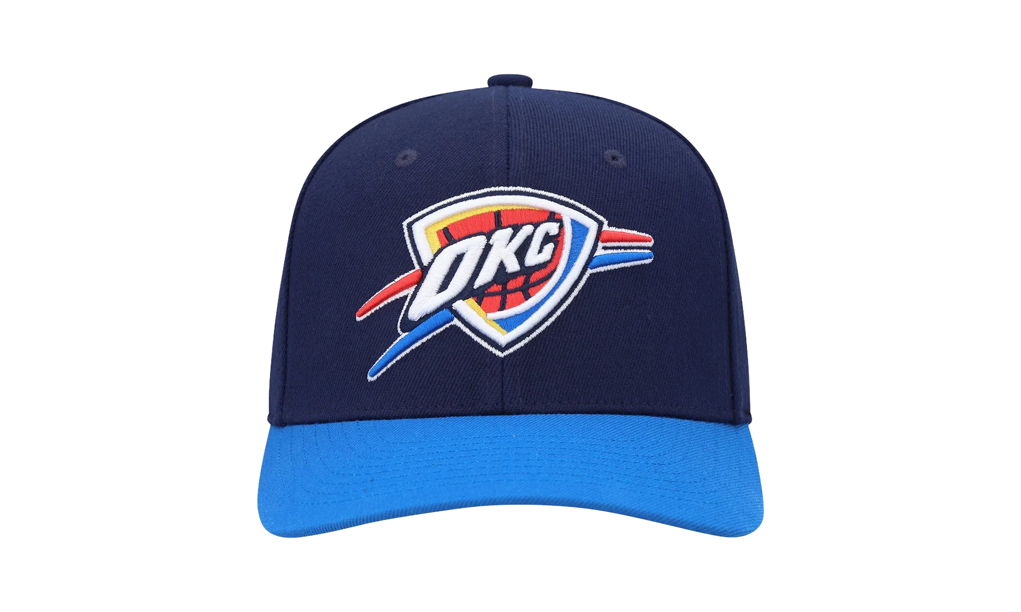 NBA Team 2 Tone 2.0 Stretch Snapback Cap "Oklahoma City Thunder - Navy / Light Blue" HHSS3265 OCTYYPPPNYLB