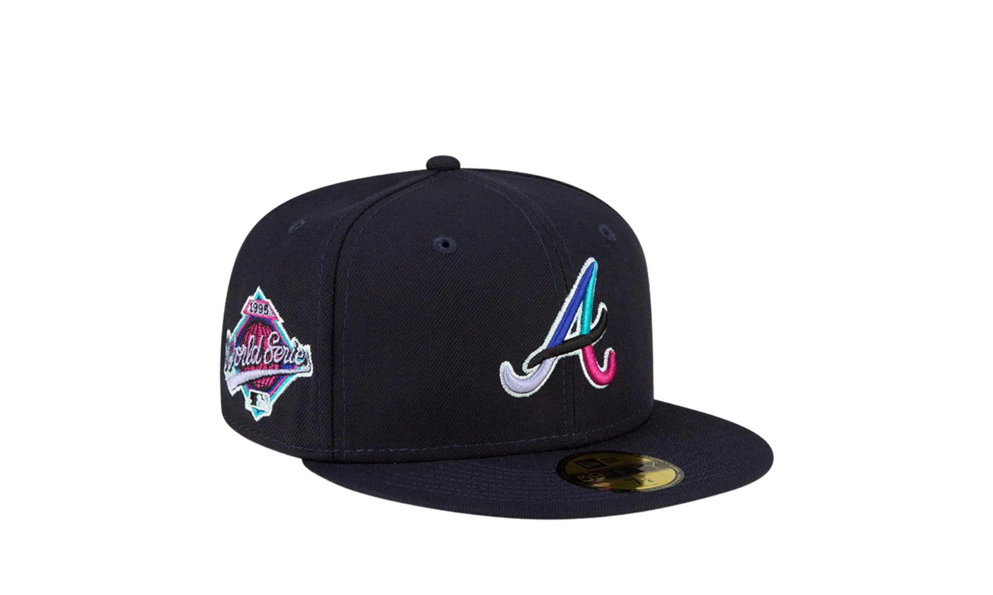 Atlanta Braves Polar Lights 59FIFTY Fitted Hat "Navy" 60296487
