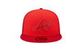 Atlanta Braves Tri-Tone Team 59FIFTY Fitted Hat "Red" 60355917