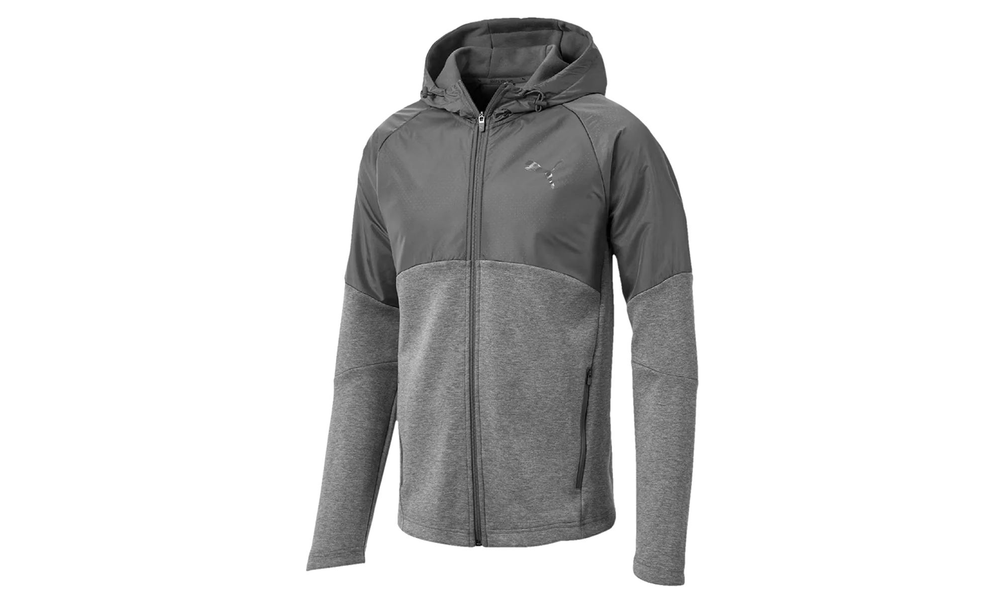 Evostripe WR Full-Zip Hoodie "Gray" 851726 03