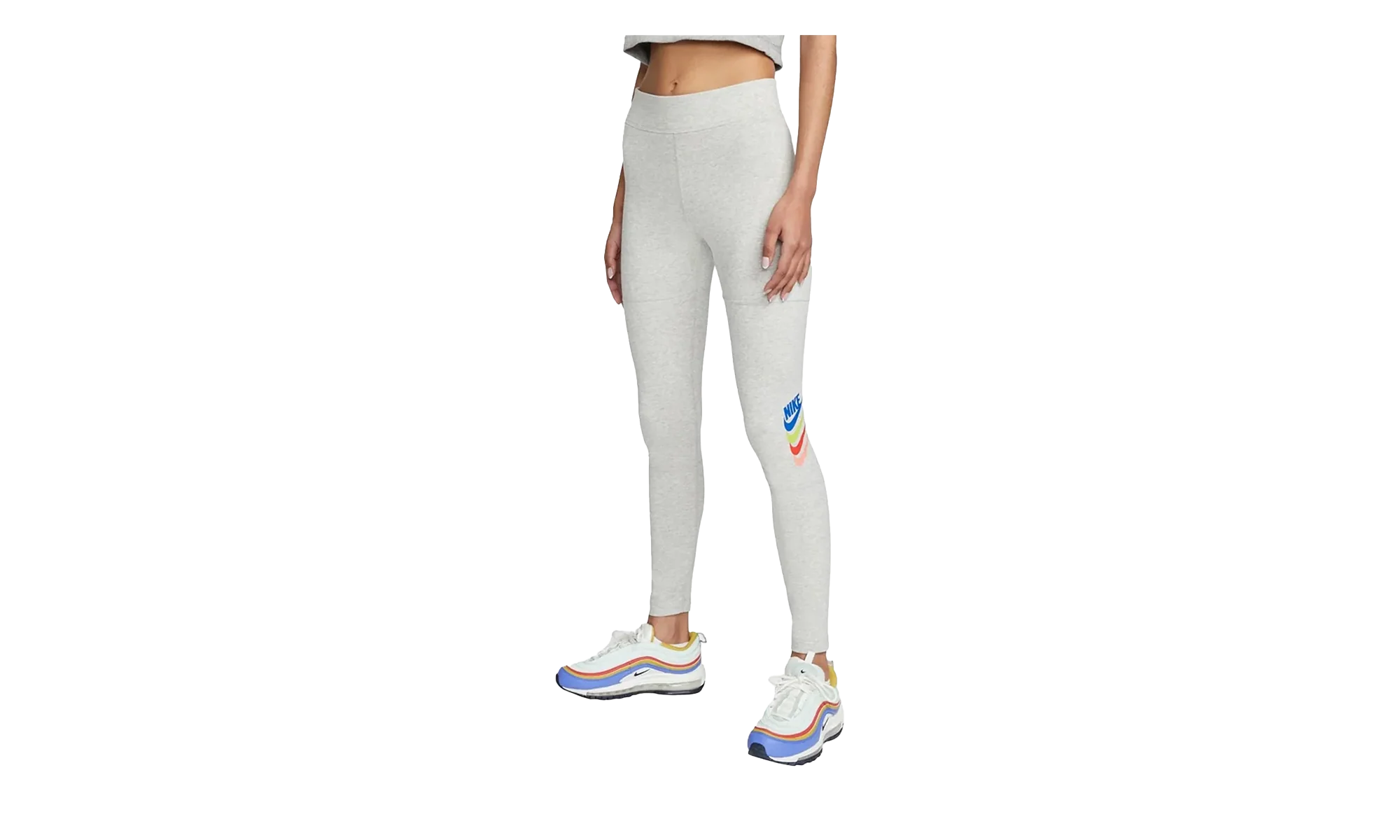 High-Waisted Printed Leggings WMNS "Grey" DM6756 050
