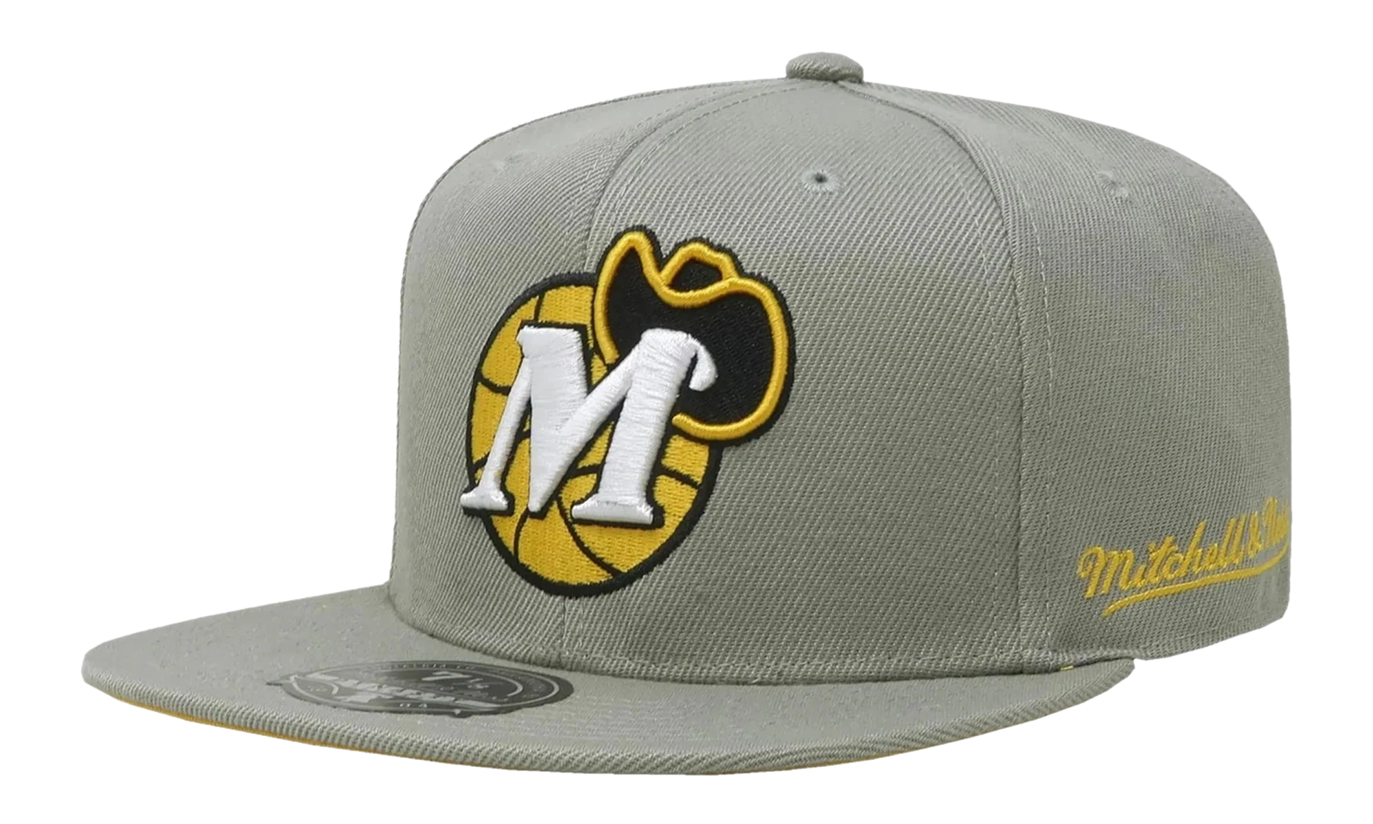 NBA Hardwood Classics Fitted Cap "Dallas Mavericks - Sunny Gray" 6HSFDX21134 DMAGREY