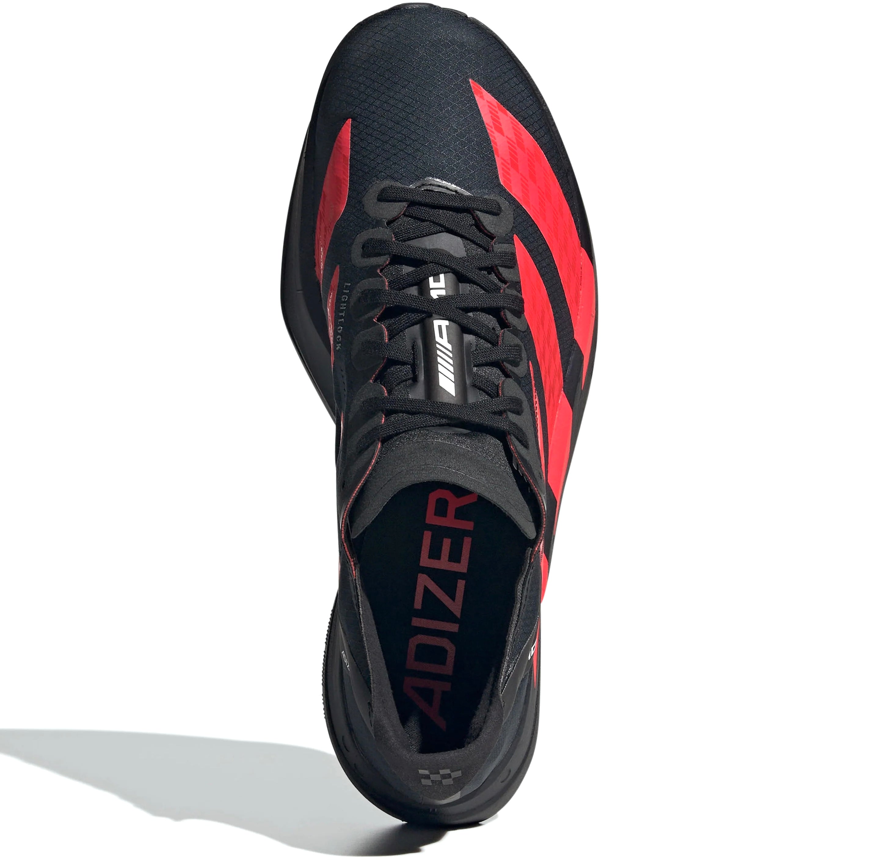 Adizero Adios Pro 4 Mercedes AMG Black Lucid Red