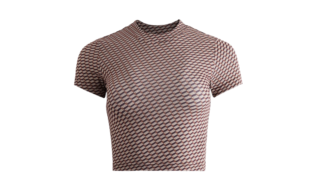 Mulberry Sheer Monogram Tee WMNS "Brown" khw030293 210