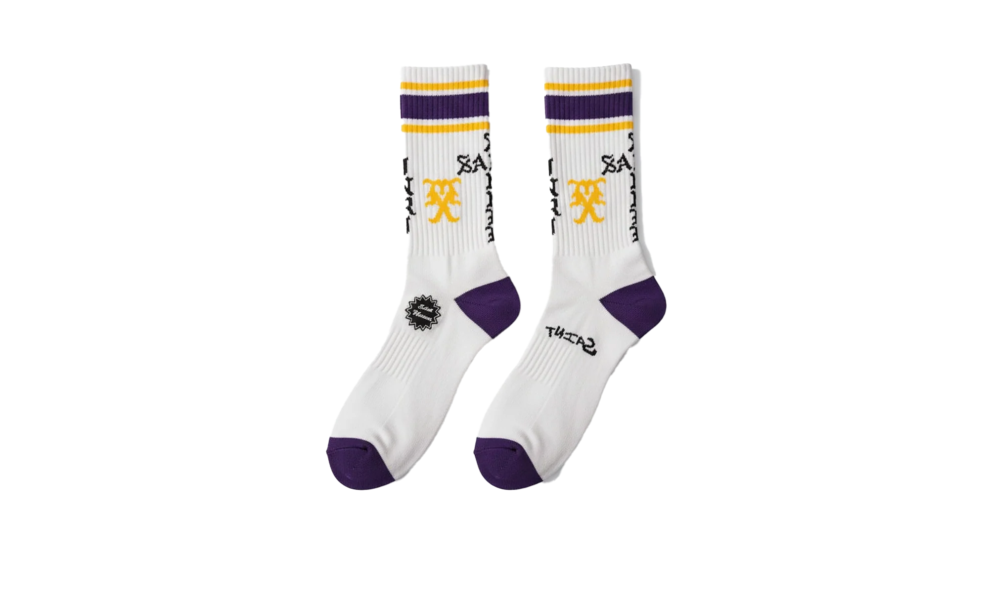 Sinner Socks "White / Purple" SM HR1 0000 110