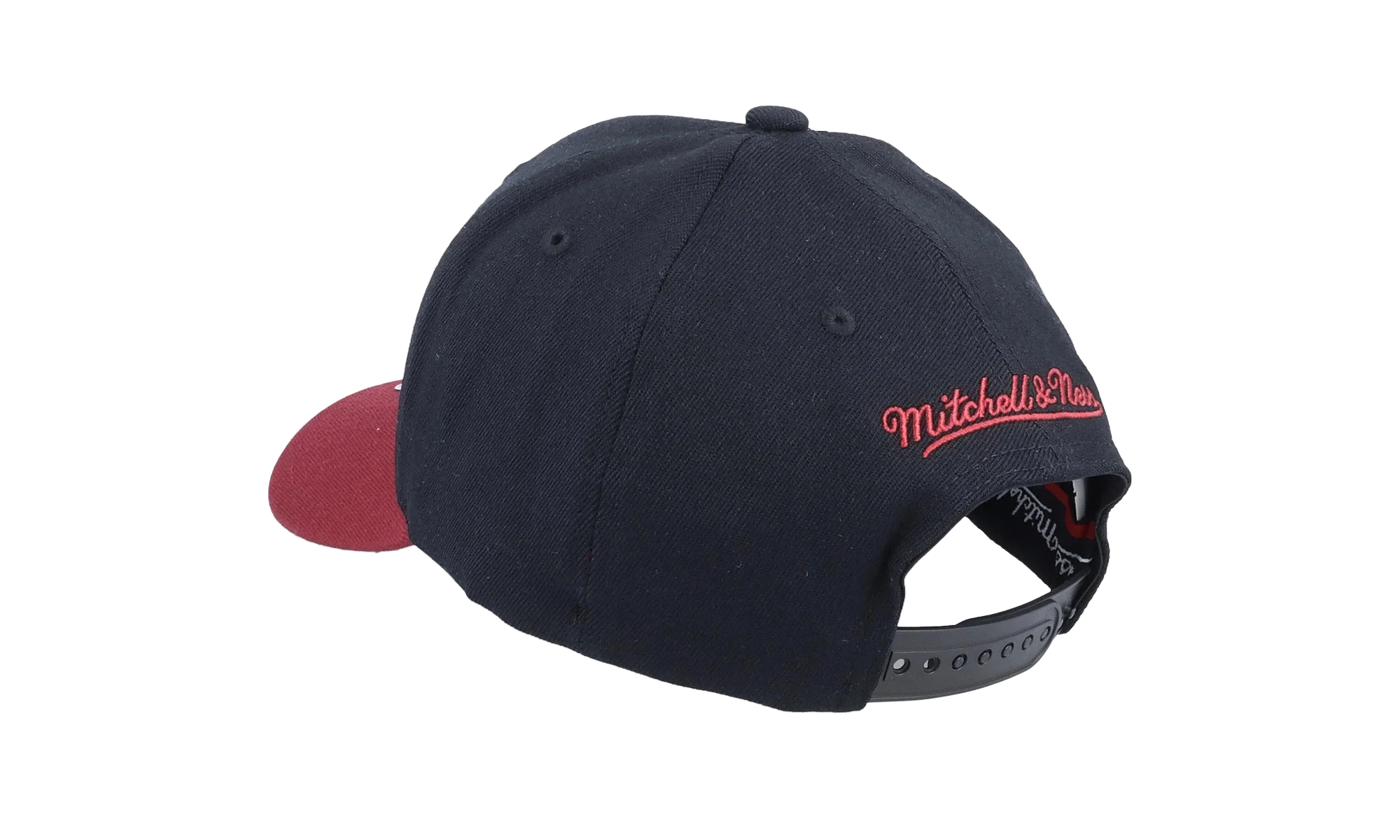 NBA Team 2 Tone 2.0 Stretch Snapback Cap "Miami Heat - Black / Red" HHSS3265 MHEYYPPPBKRD
