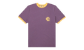 EE RINGER T-SHIRT "SS23 - Pale Purple/Light Yellow" EE522