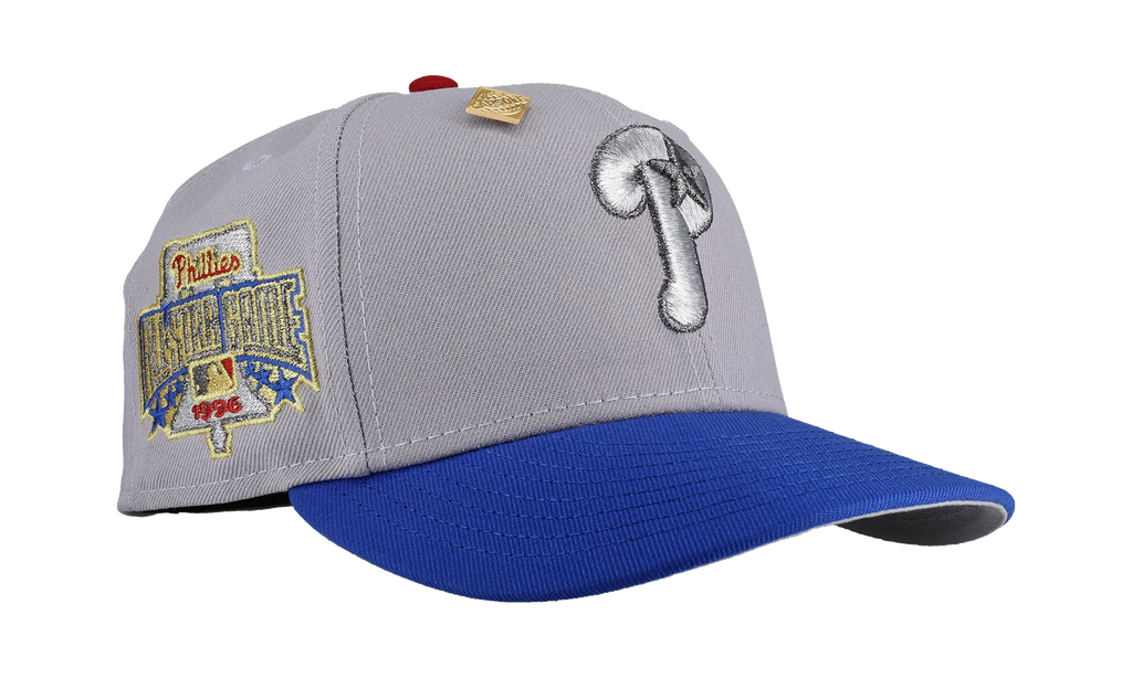 59FIFTY Philadelphia Phillies 1996 All Star Game Fitted Hat "Grey / Red / Blue" NE350