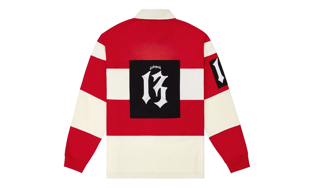 Classic Field Rugby Shirt "Cream / Red" RBIJCJHN