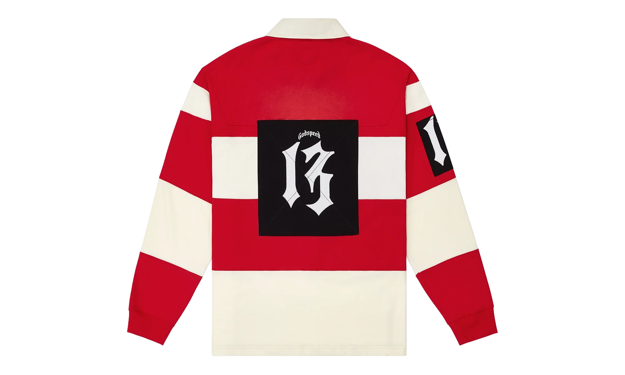 Classic Field Rugby Shirt "Cream / Red" RBIJCJHN