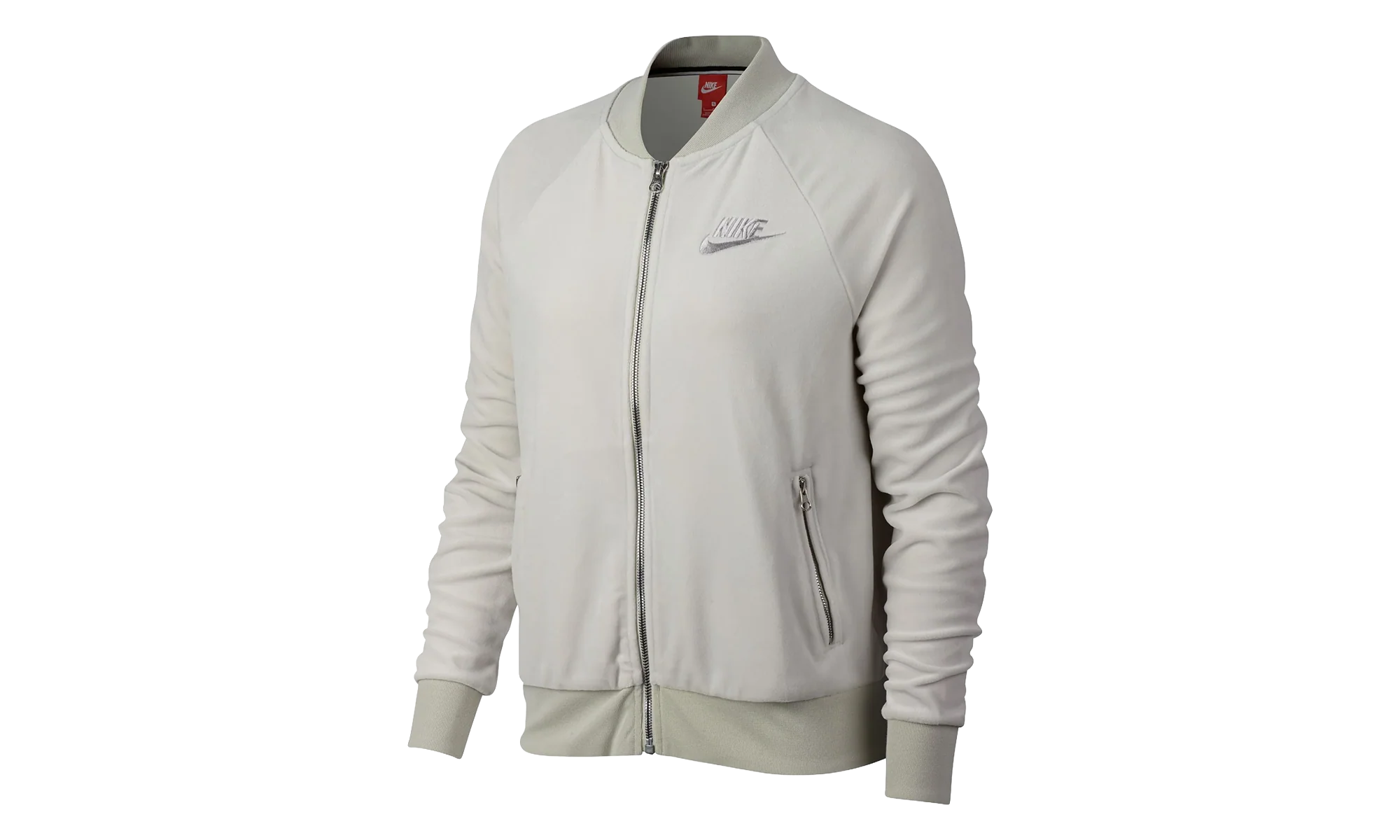 Velour Full Zip Jacket WMNS "Oatmeal Grey" 921149 072