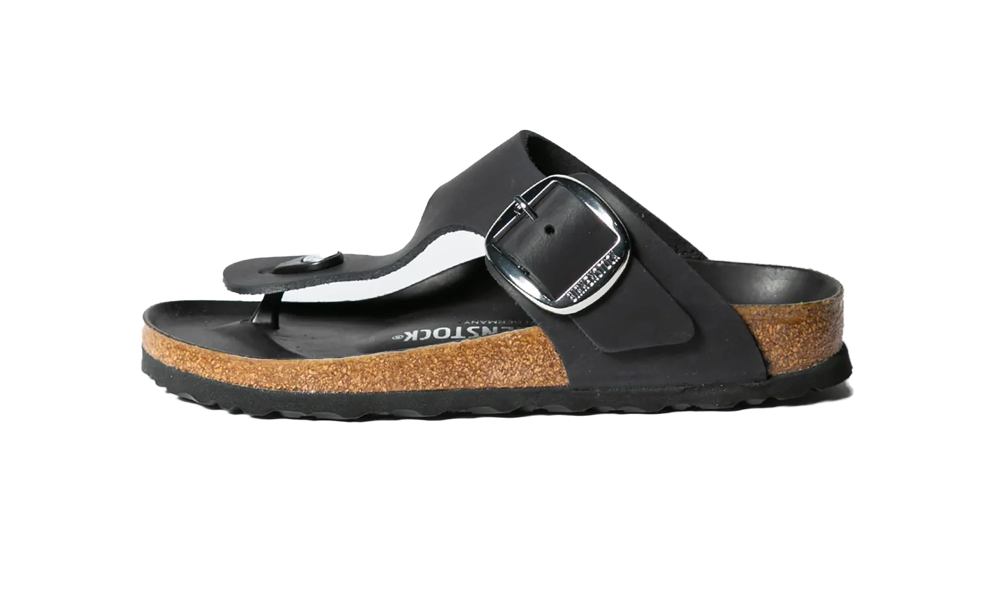Gizeh Big Buckle "Natural Leather Oiled - Black" 1023334