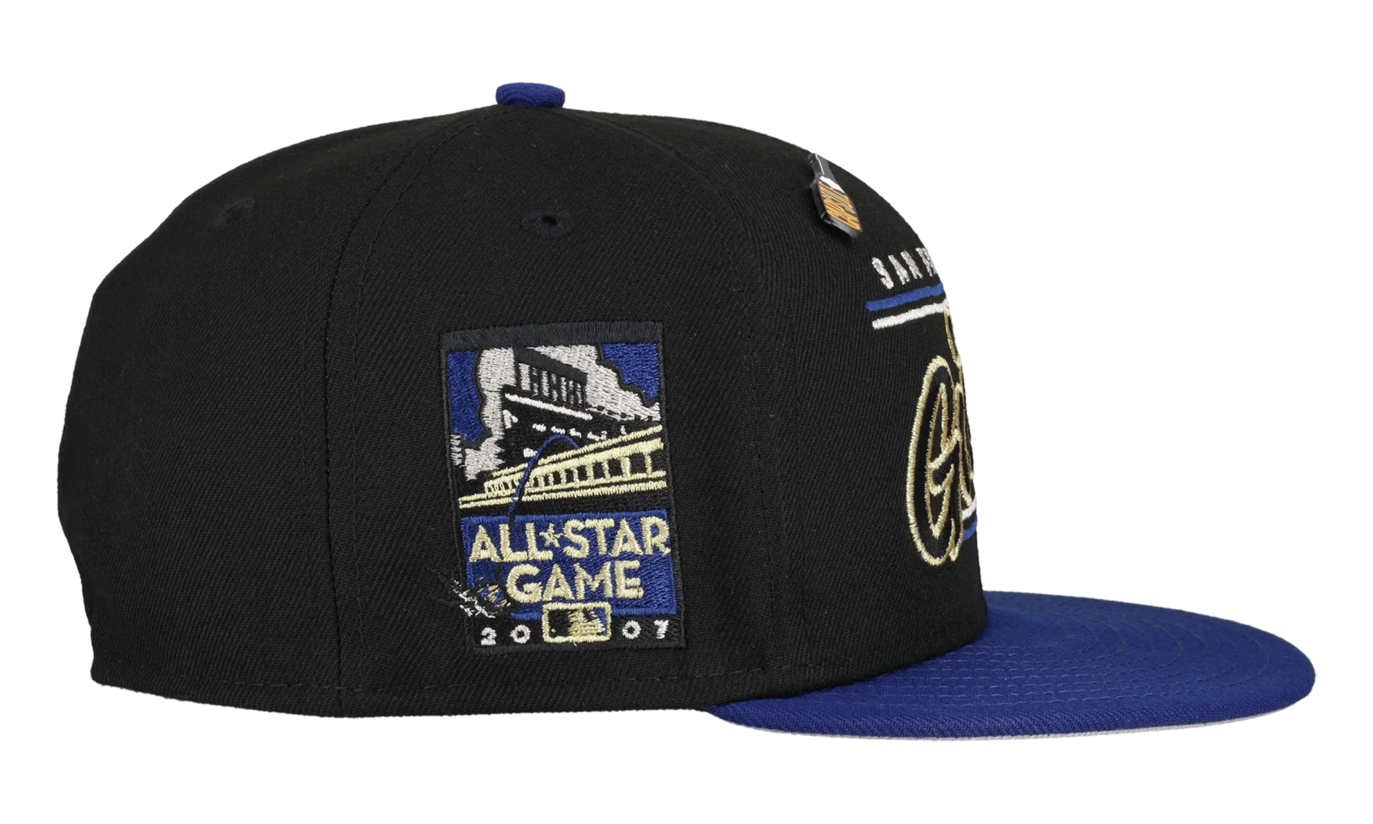 59FIFTY San Francisco Giants New Years Collection 2007 All Star Game Fitted Hat "Black / Grey" 123451295107