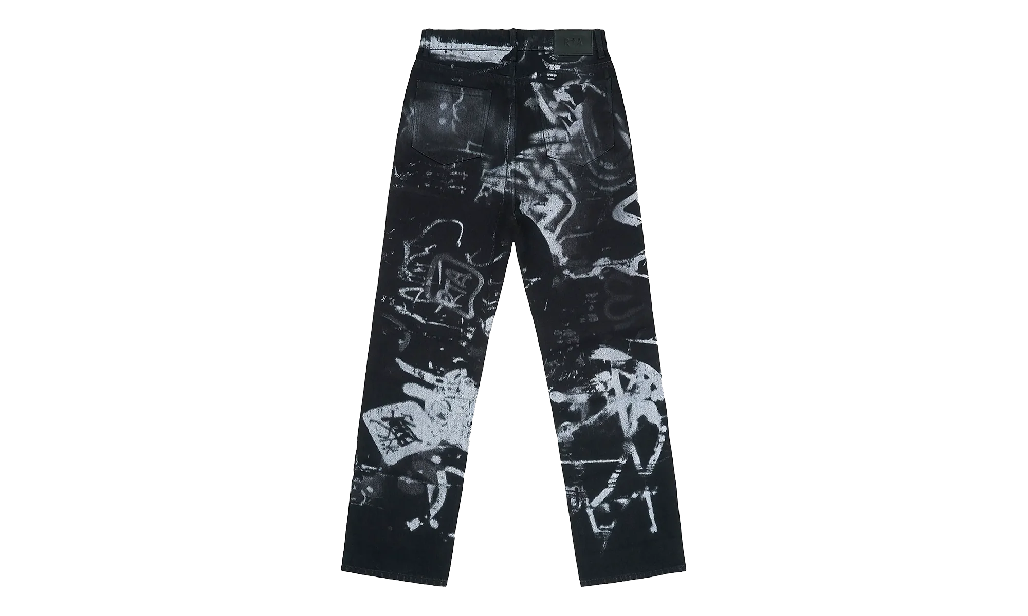 Lost Frequencies Ricardo Graffiti Slim-Fit Jeans "Black" MLFQD1057 J2116GRFGP