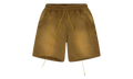 Embroidered Script Logo Sweatshorts "Camel" RHPF23SH051500003 CAML