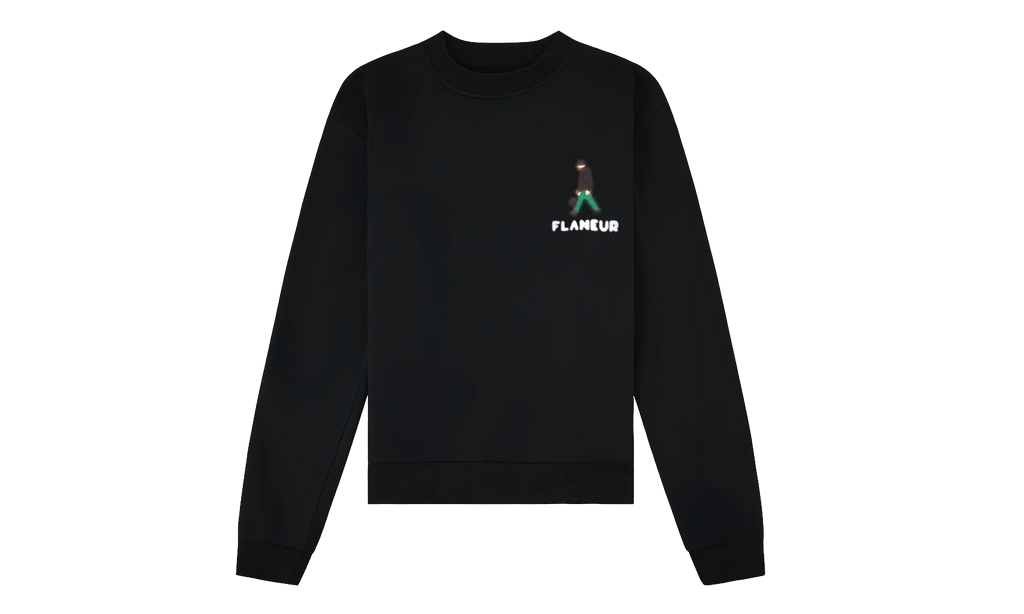 Blurred Stroller Sweater "Black" F15011 BLK