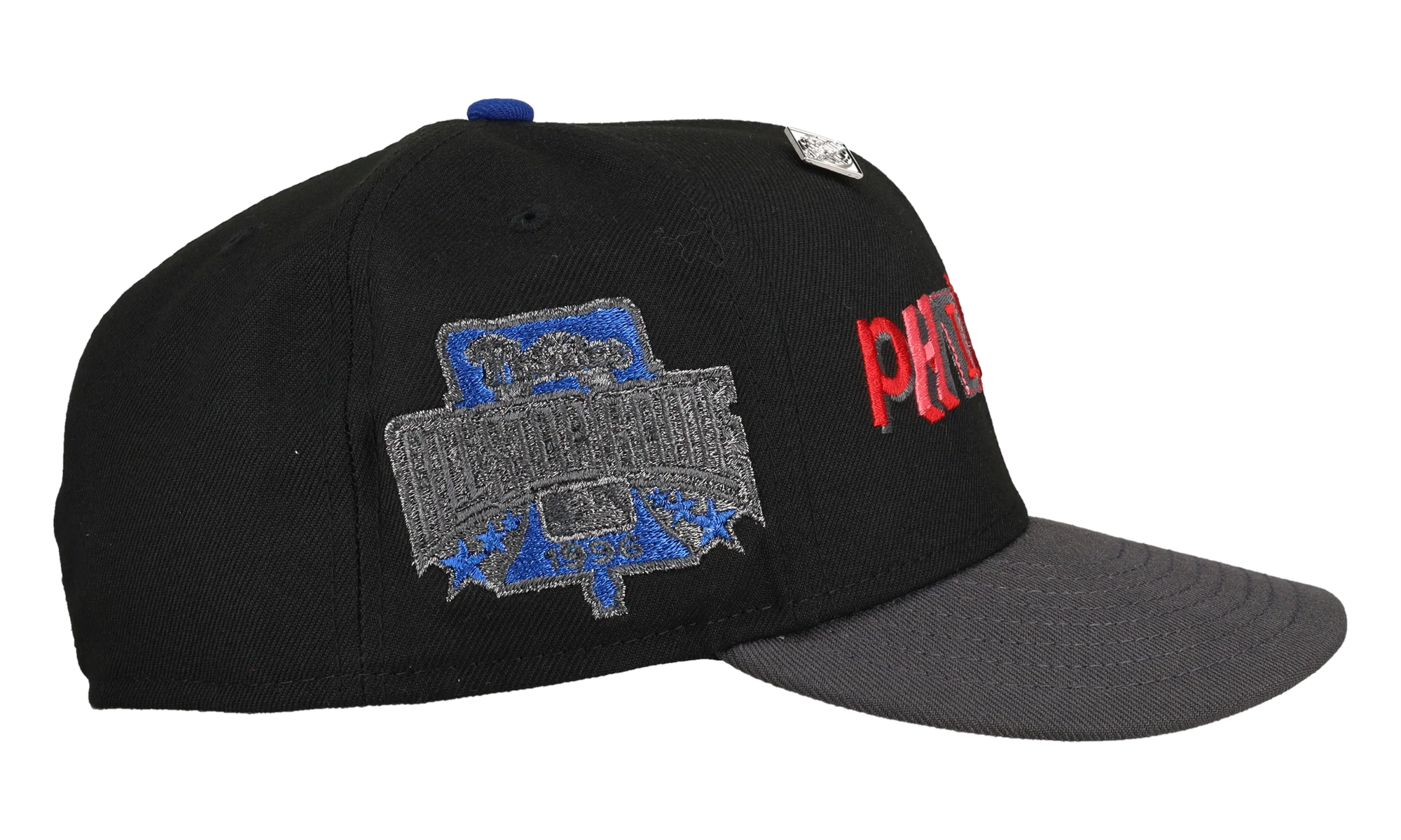 59FIFTY Philadelphia Phillies 1996 ASG Fitted Hat "Black / Graphite Ransom / Metallic" 123451297847