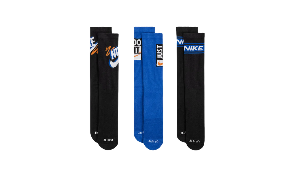 Everyday Plus Crew Socks (3 Pairs) "Black" HJ9339 902