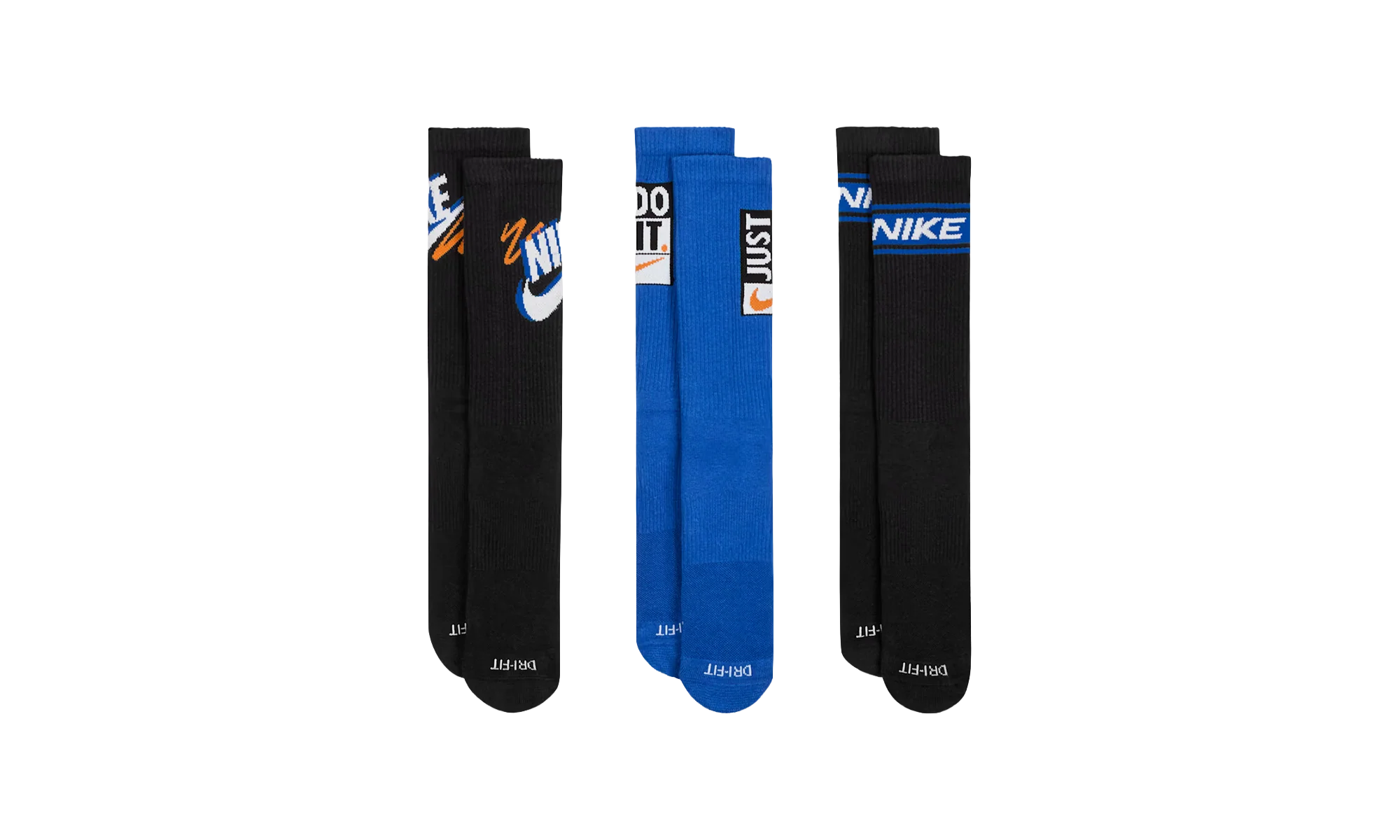 Everyday Plus Crew Socks (3 Pairs) "Black" HJ9339 902