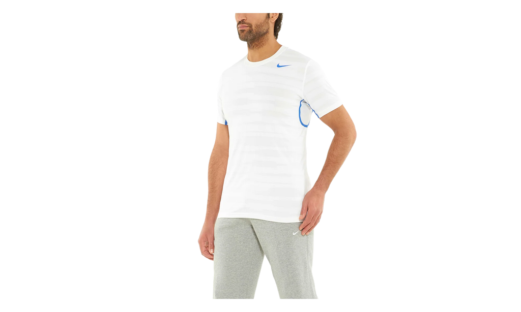 DRI-FIT TENNIS STYLE T-SHIRT "White / Blue" 424978 100