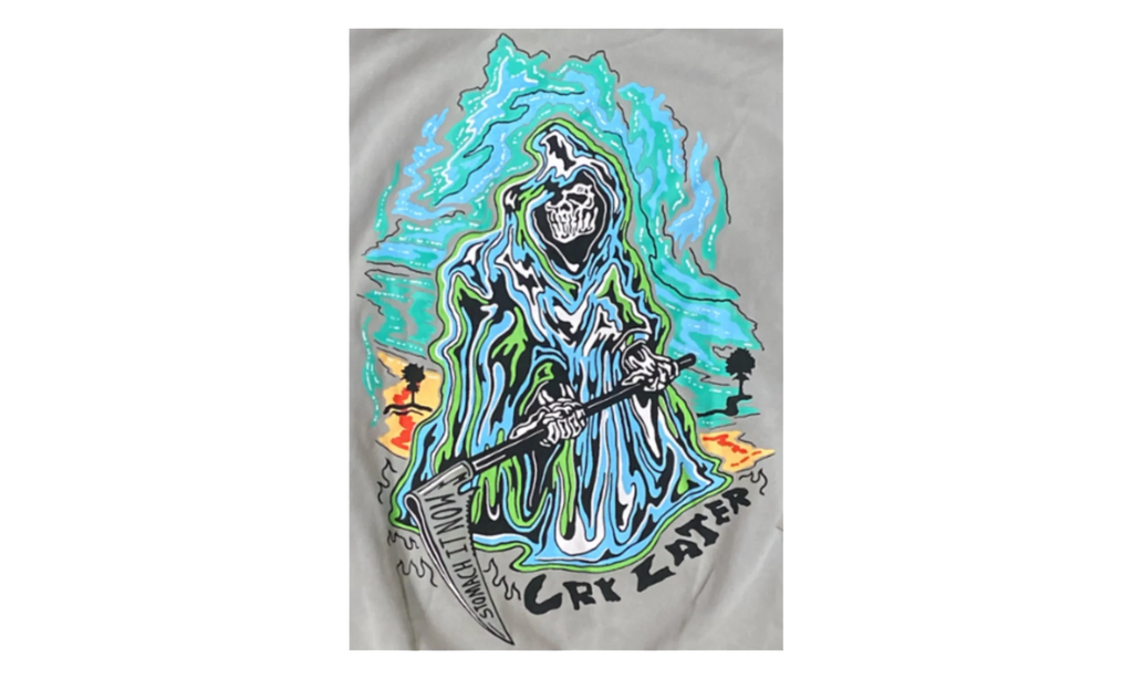 Cry Later Hoodie "Grey" WL016