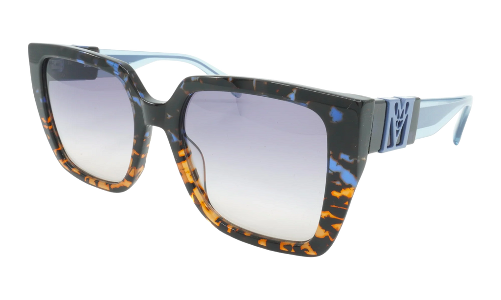 Square Sunglasses "BLUE/ORANGE TORTOISE" MCM723S-461