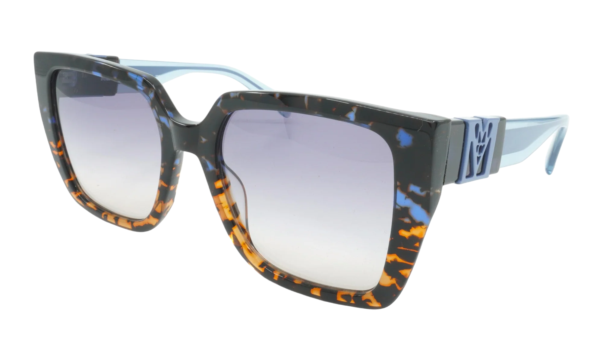Square Sunglasses "BLUE/ORANGE TORTOISE" MCM723S-461