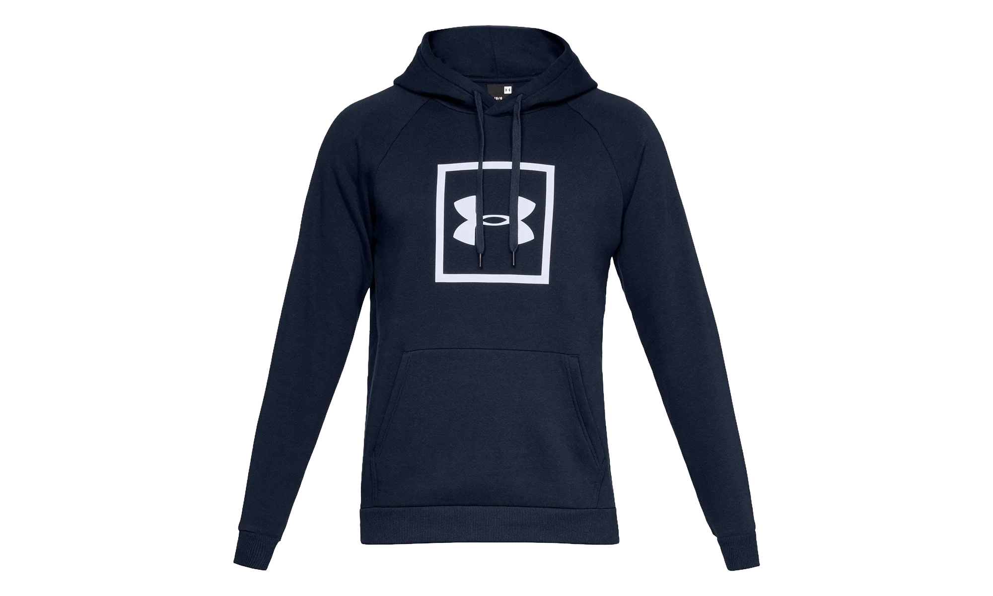 Rival Fleece Box Logo Hoodie "Academy / White" 1329745 408