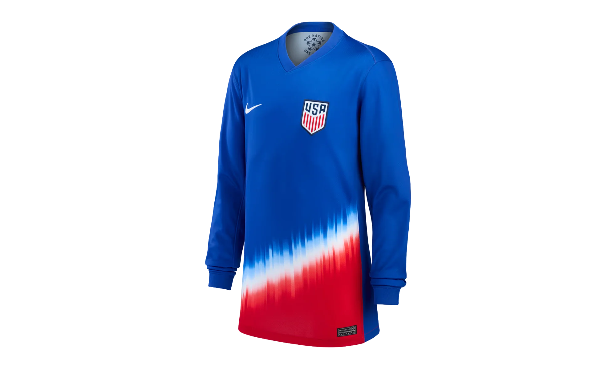 Dri-FIT Soccer Long-Sleeve Replica Jersey GS "USMNT 2024 Stadium Away" FJ1586 417