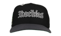 59FIFTY Colorado Rockies Old English Script 1995 Coors Field Fitted Hat "Black / Grey" NE103