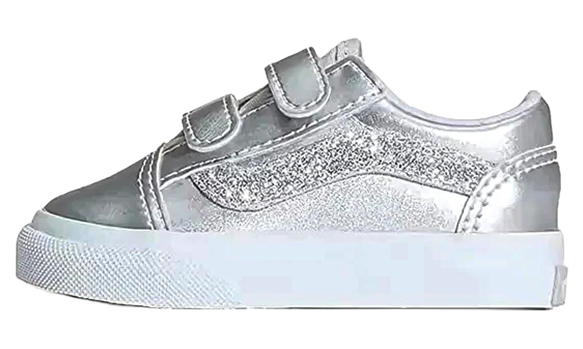 Old Skool V TD "Dazzled Lunar Rock Grey" VN000CTG7VF1