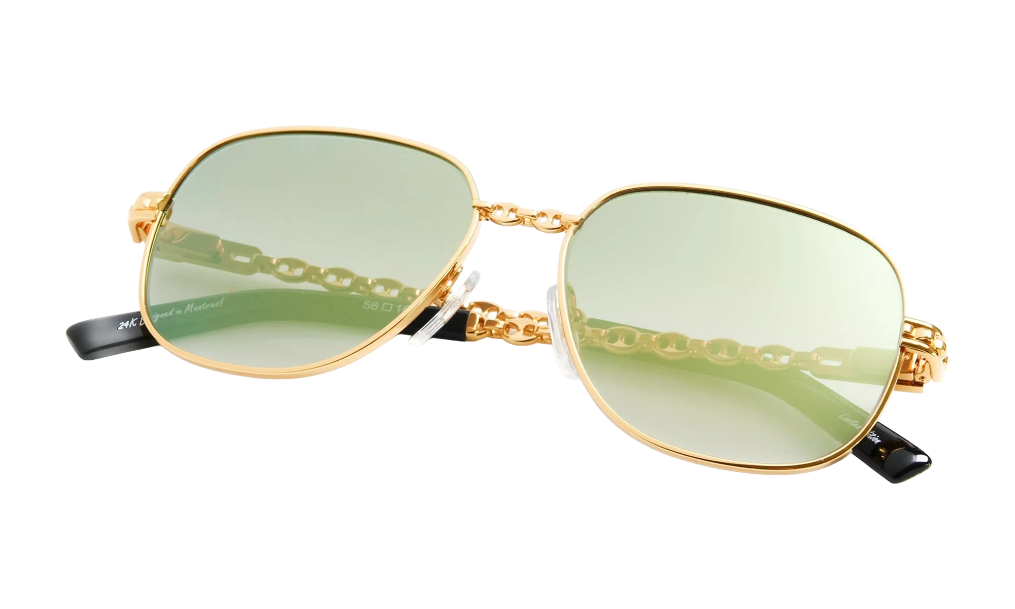 Mayor Mariner Edition 24KT "Yellow Gold / Moss Green Gradient Flash Gold" MNMY2 0004 22A2