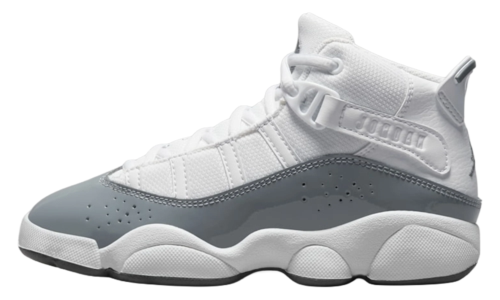 Air Jordan 6 Rings PS "White Cool Grey" 323432 121