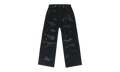 DISTRESSED PATCH WORK SWEATPANTS "Black" PGR XJNS 0001