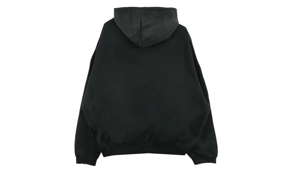 Nylon Fleece Hoodie "Jet Black" 202SP244314F